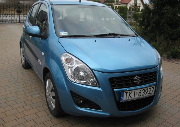 Suzuki Splash cena 24900 przebieg: 79680, rok produkcji 2014 z Brzeziny małe 596